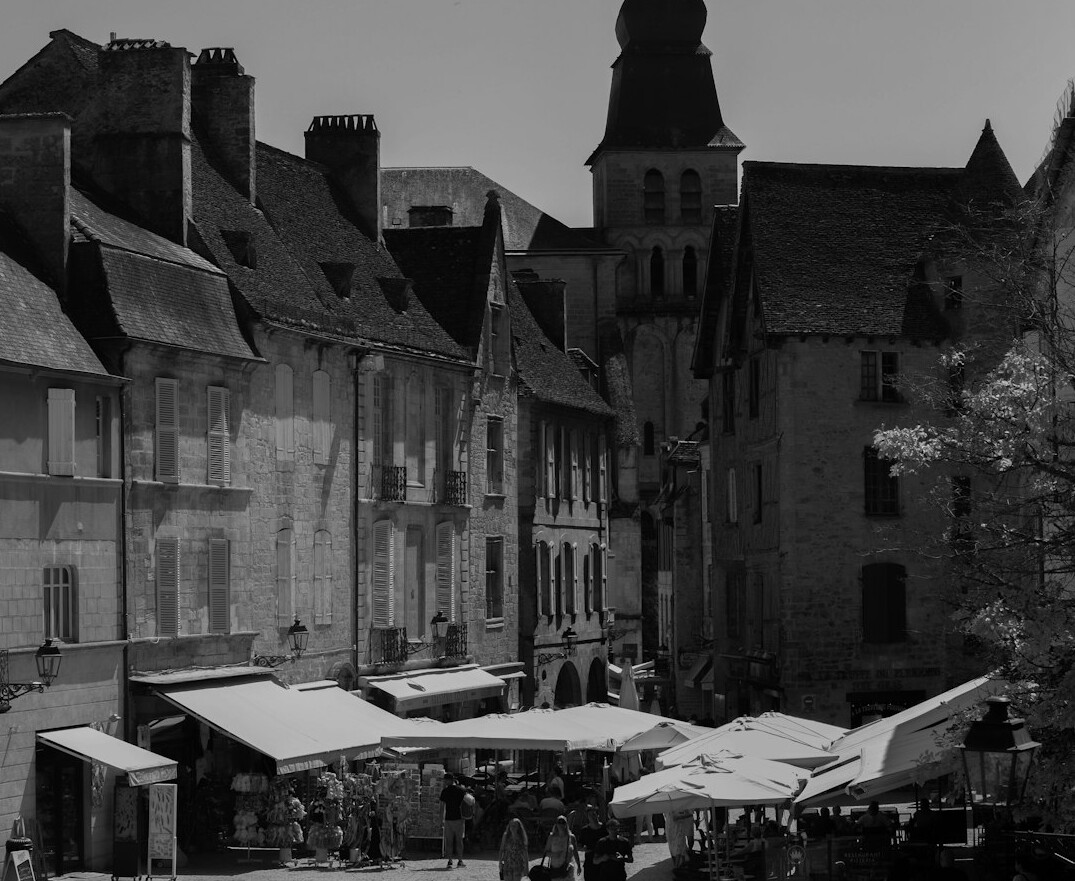 historical french market scene