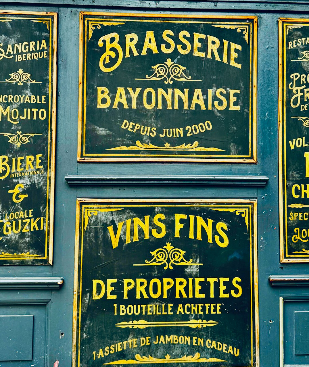 french vintage advertisement