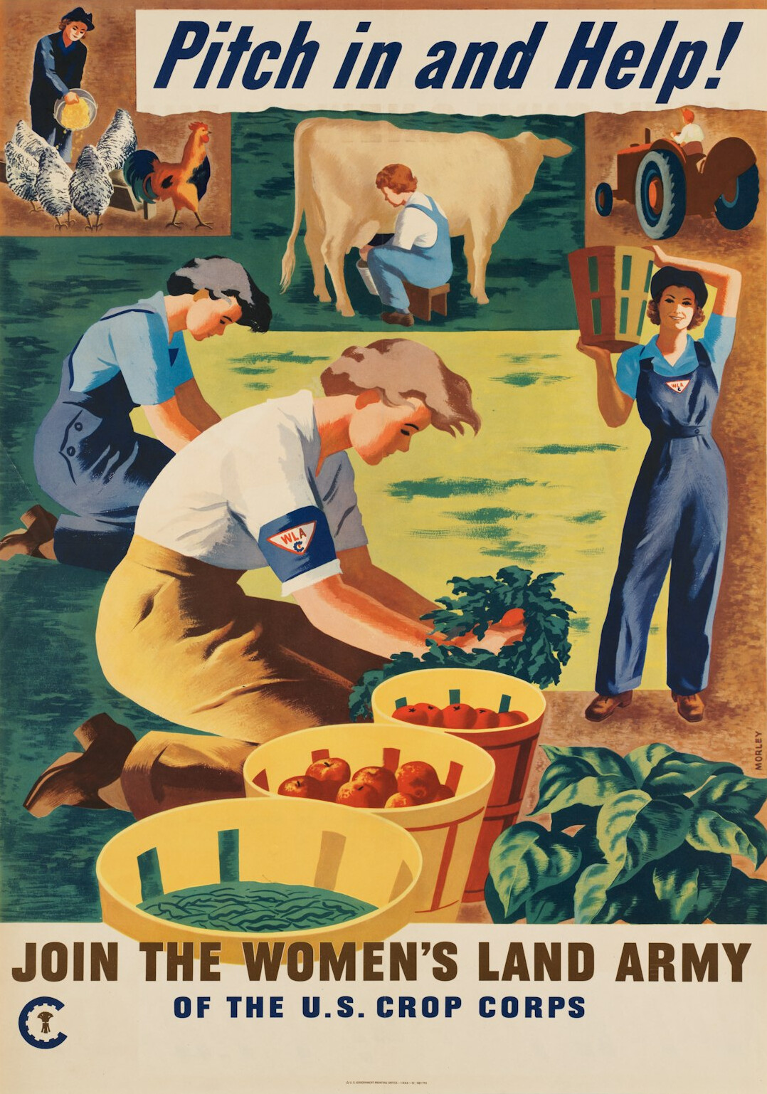 1920s illustration poster