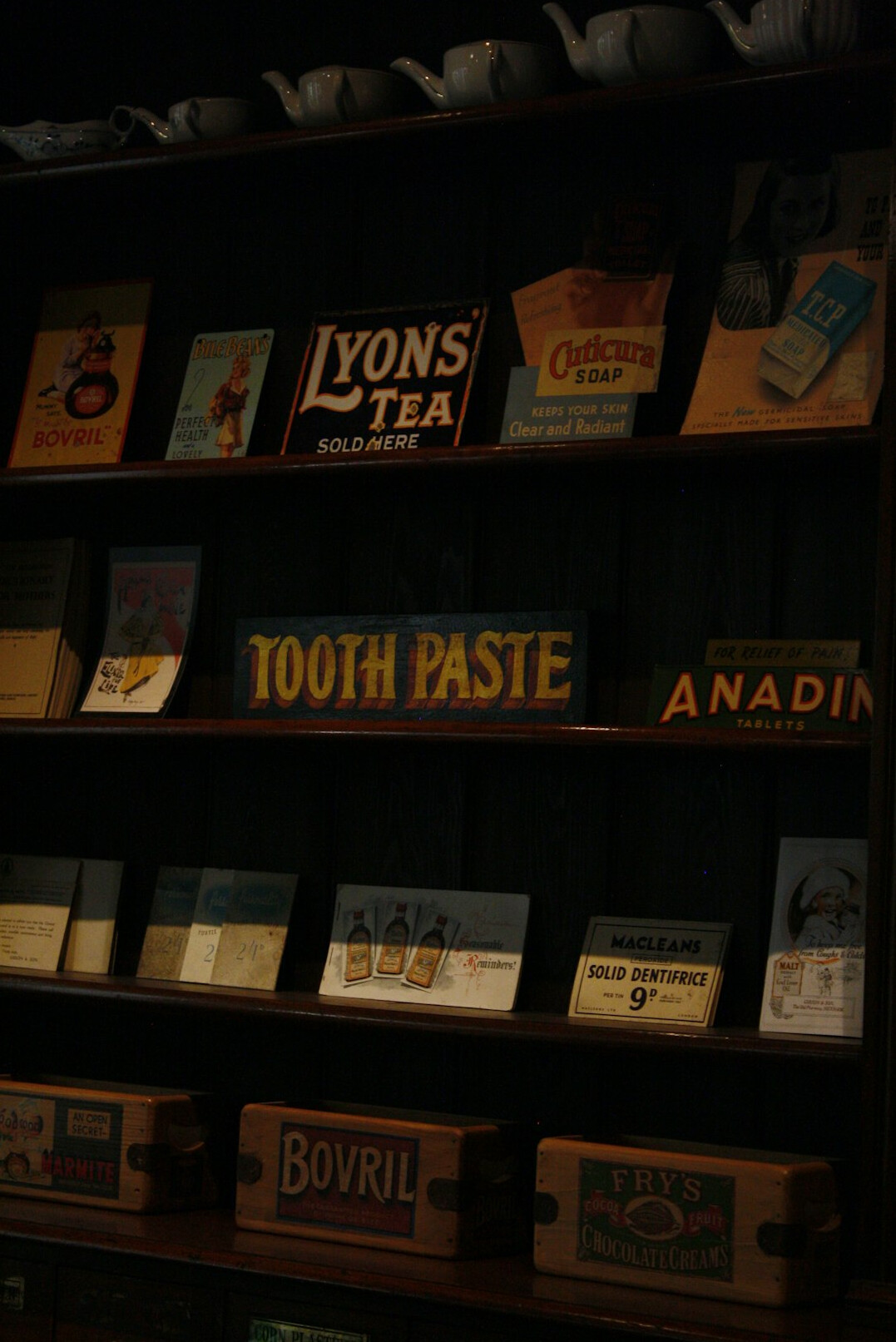 old advertisement collection
