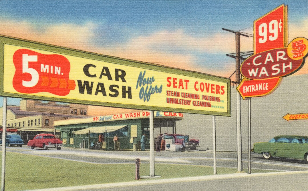 retro 1960s commercial ad